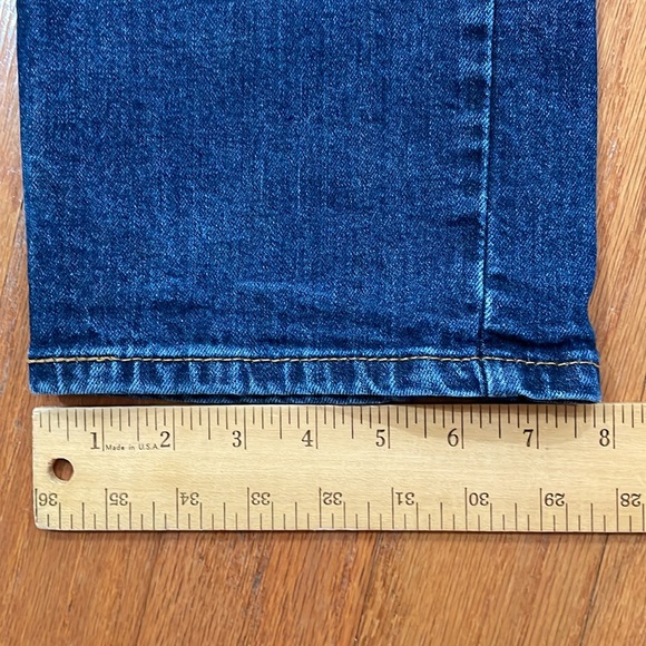 Levi’s 505 men’s blue jeans tag size 34 x 32 99% cotton 1% Elastane - Picture 15 of 16